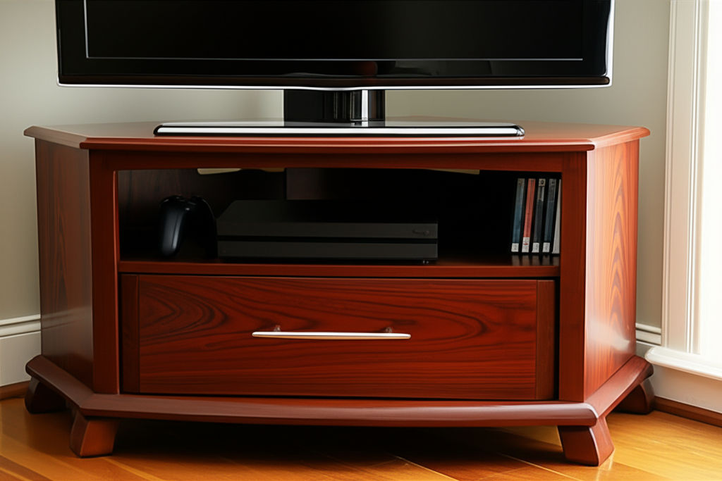 Corner Entertainment Stand