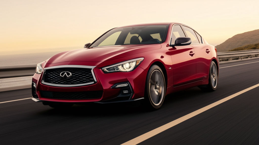 Infiniti Q50 Red Sport Review 2025